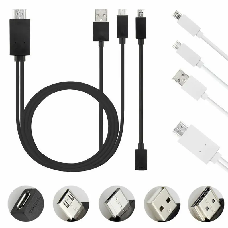 Горячая Распродажа Универсальный Android телефон MHL Micro USB HDMI 1080P HD TV кабель адаптер |