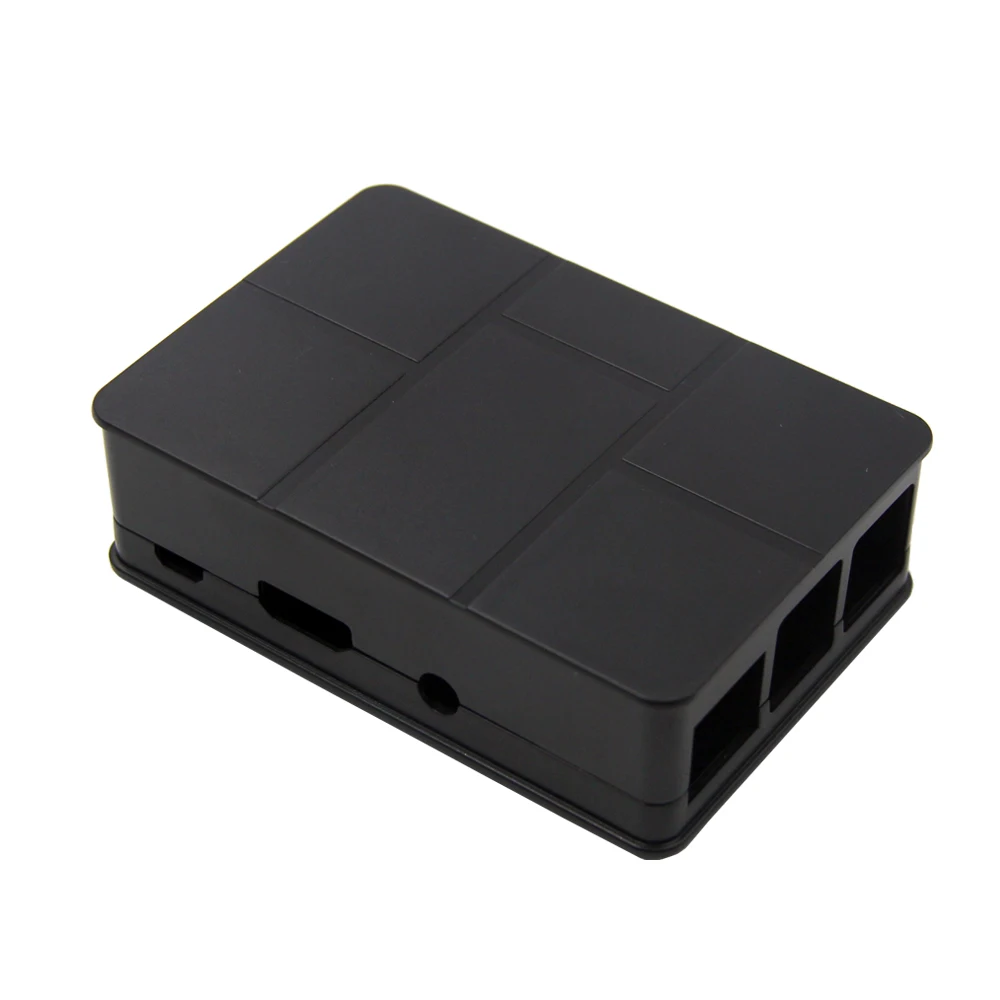 Raspberry Pi 3 Case Model B ABS New Black пластиковая коробка теплоотвода 5 в 3A для +