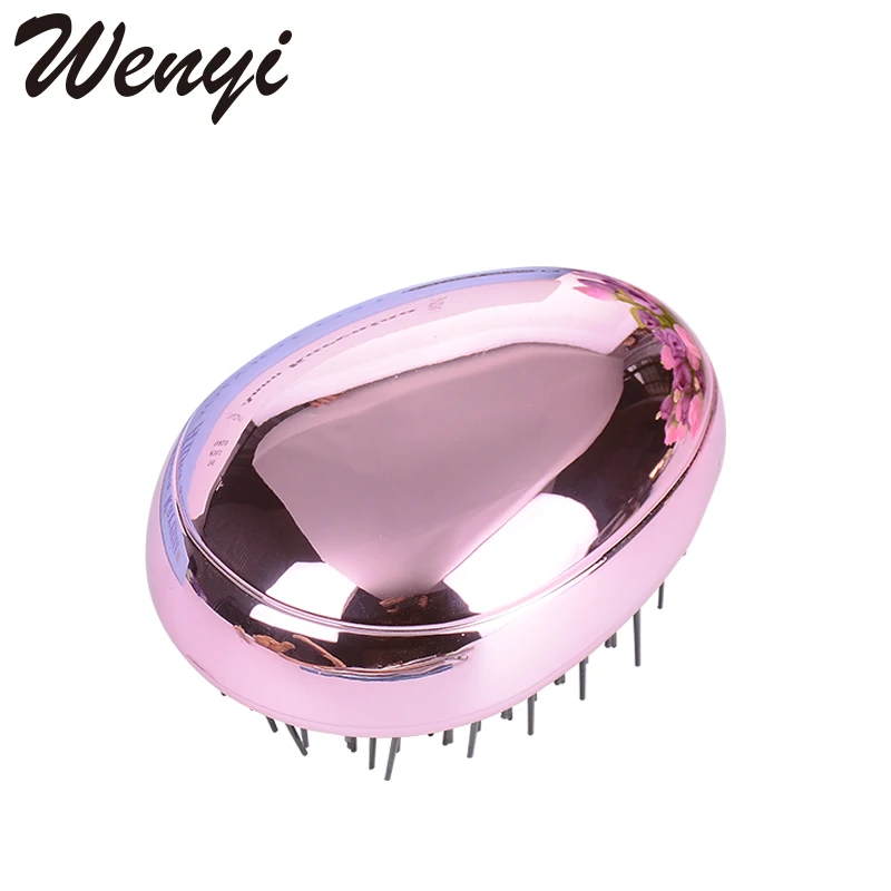 Щетка для волос с гальваническим напылением и спутыванием Антистатическая