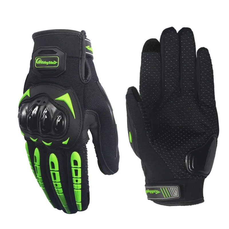 Зеленый Мото rcycle перчатки Guantes мото непромокаемые ветрозащитные зимние теплые перчатки мото rcycle ATV горные велосипедные гоночные перчатки - Цвет: Зеленый