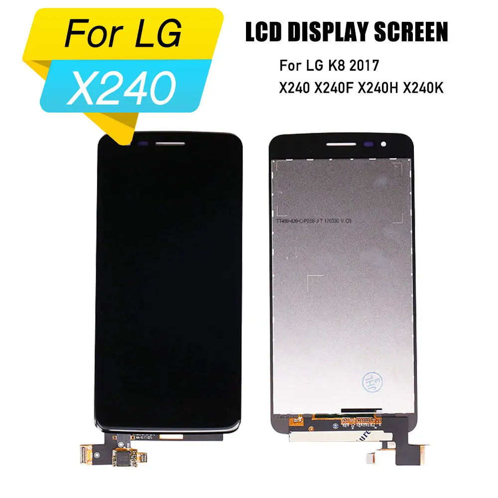 Сенсорный ЖК экран для LG K8 2017 дисплей дигитайзер сенсорный сборка 2017X240 X240F X240H