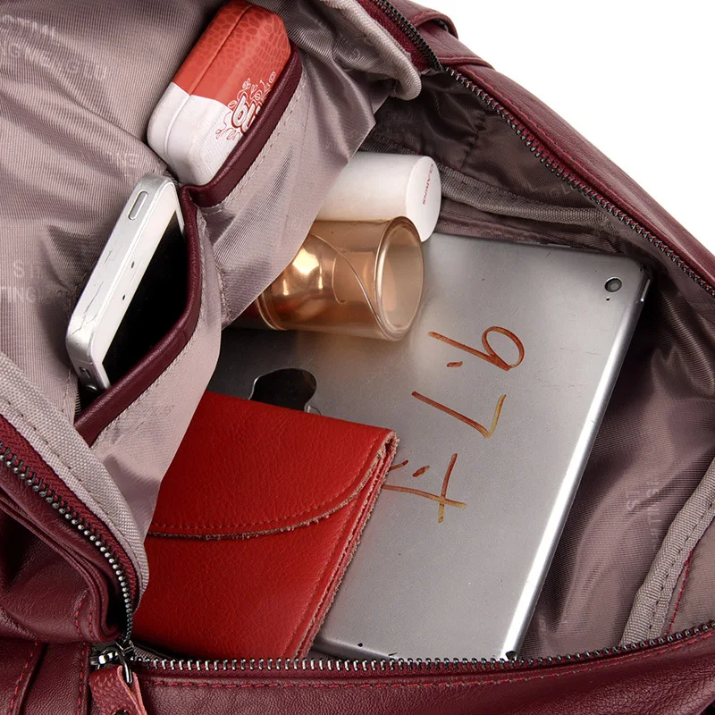 Модные женские туфли рюкзак Повседневное Сумки женская сумка Mochila Высокое