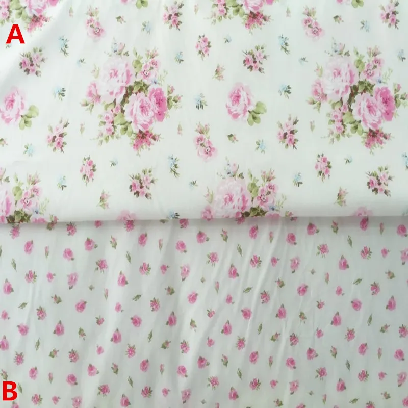 Ткань дышащая хлопчатобумажная саржевая для ручного шитья дома текстиль детское