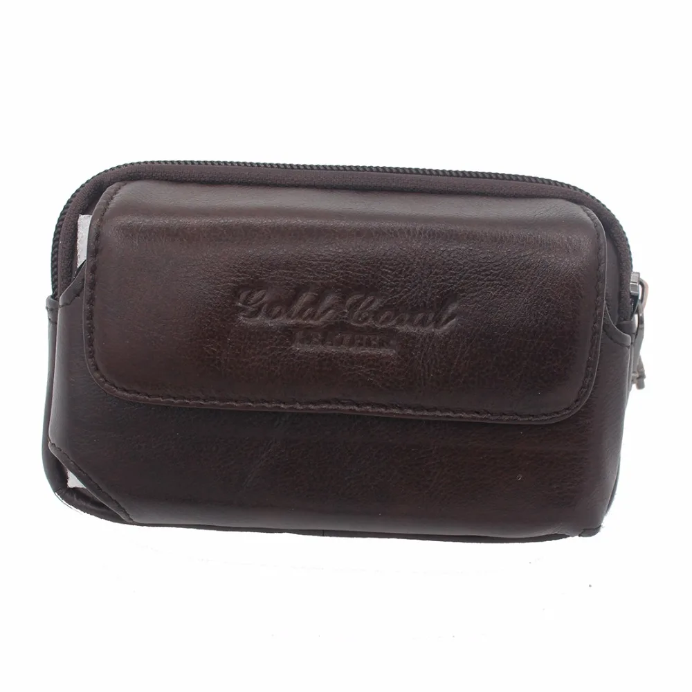 Высокое качество настоящая натуральная кожа поясная сумка для мужчин хип хоп