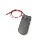 125 шт Черный 6 в CR2032 держатель чехол для монет 2x CR2032 чехол для хранения с переключателем ВКЛВЫКЛ