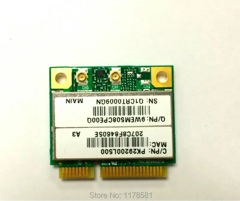 Новый бренд Atheros AR9832 AR5BHB116 беспроводной wifi N 802.11a/b/g/n Половина мини карта pci e для