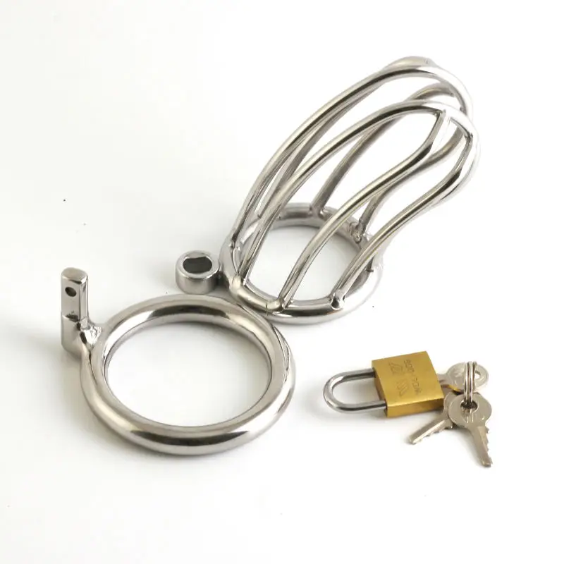 Мужской сбруя целомудрия из нержавеющей стали для закусок клетка Для мужчин