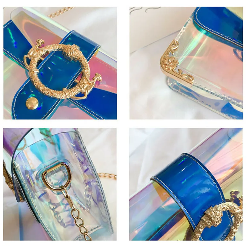 Новинка 2019 лидер продаж Прозрачная женская сумка через плечо из ПВХ сумка-тоут