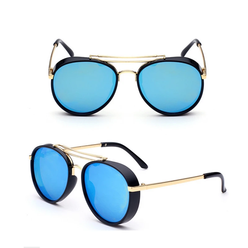 MOSILIN круглые очки детские солнцезащитные против УФ винтажные для девочек крутые