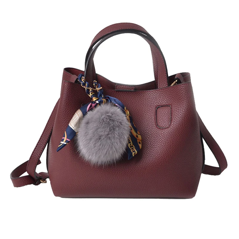 TOUNGAR Для женщин сумка мягкая кожа Композитный Femail TopHandle девушки сумочку