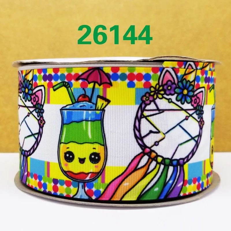 Бесплатная доставка 50 ярдов рождественские печатные grosgrain ленты 26199 | Дом и сад
