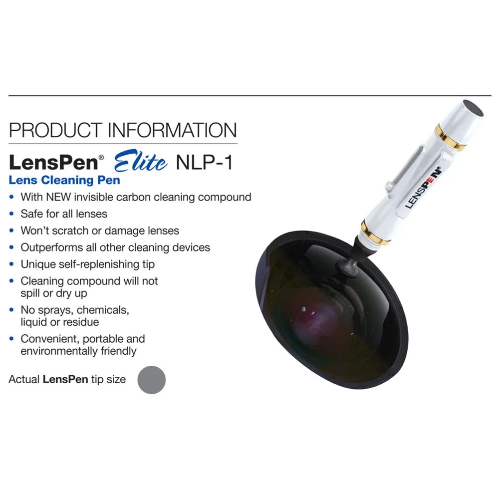 LENSPEN NLP-1 3in1Cleaning kit Невидимый углеродный соединение объектива Penfor Canon Nikon sony DSLR очиститель для камеры ручка