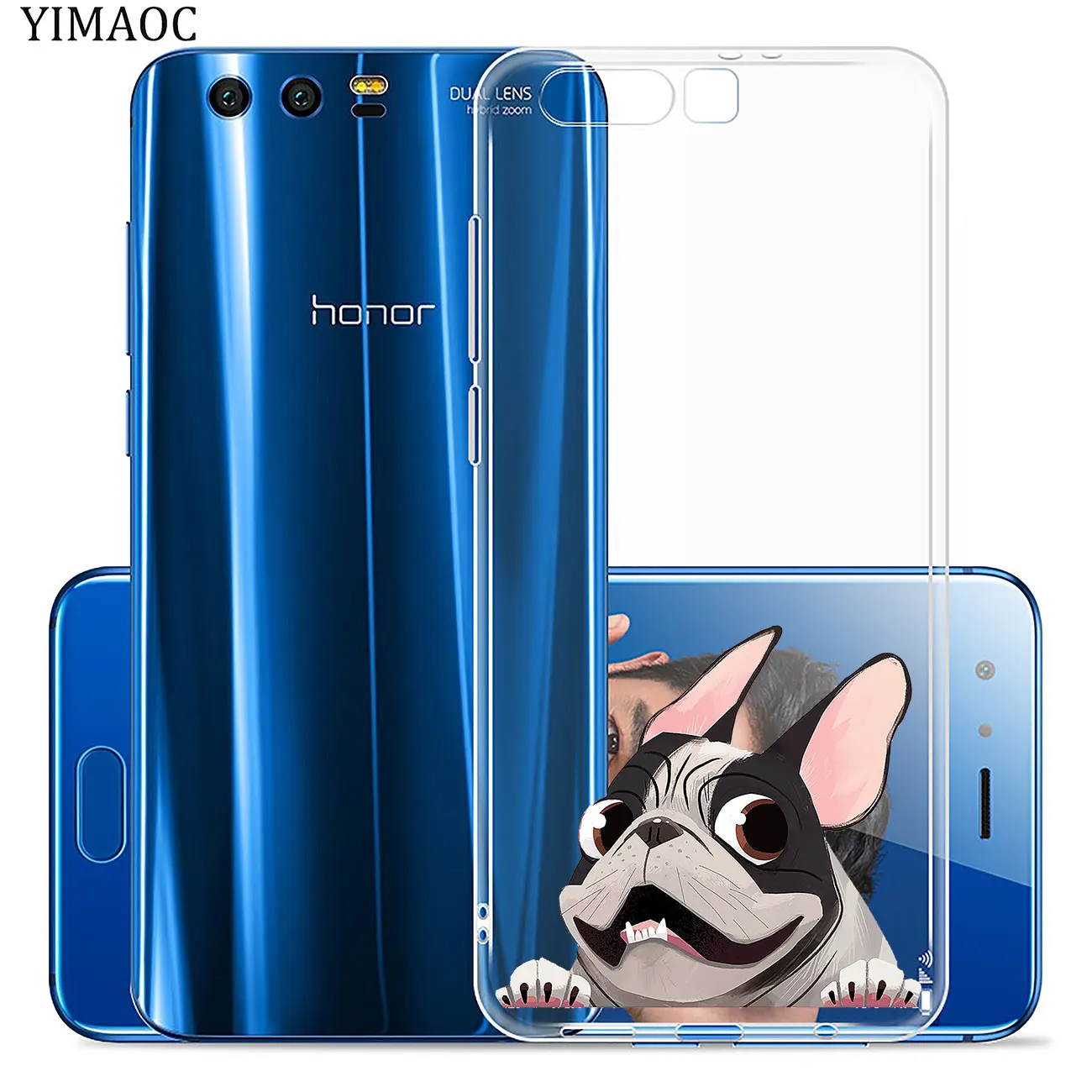Мягкий чехол YIMAOC для Huawei Y9 Y7 Y6 Prime 2018 Honor 20 10 9 9X 8C 8X 8 Lite 7X 7C 7A Pro | Мобильные телефоны и