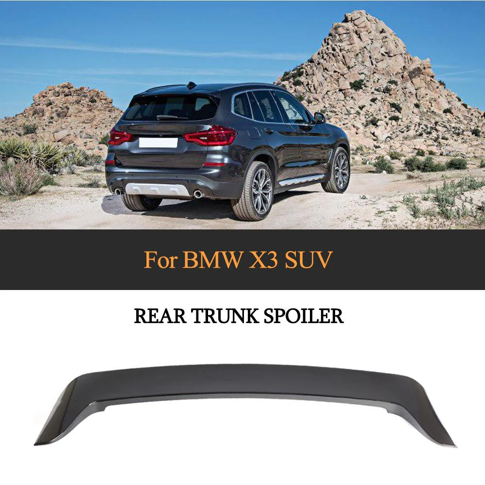 Для X3 глянцевый черный Автомобильный задний спойлер на крыло крышу для BMW G01 не X3M