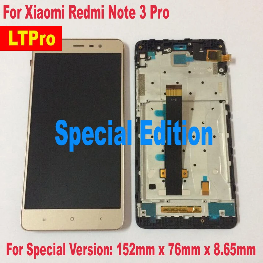 LTPro 152 мм! ЖК дисплей с сенсорным экраном и дигитайзером в сборе рамкой для Xiaomi Redmi