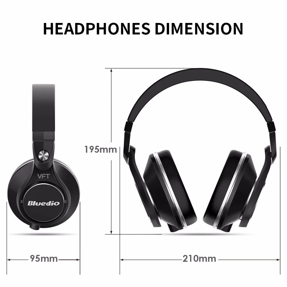 Bluedio U (UFO) Plus Bluetooth наушники и Классические HiFi Беспроводные PPS12 драйверов а также