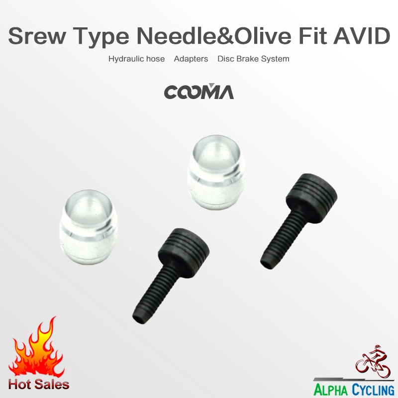 Гидравлический тормозной шланг и Компрессионный фитинг для AVID или SRAM оливковый