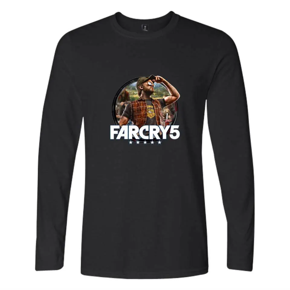 LUCKYFRIDAYF футболка с принтом &quotFar cry 5&quot Мужская популярная Футболка игровой