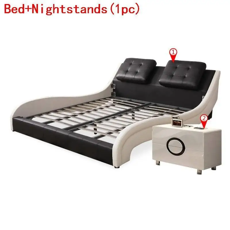 Мобильный для дома Letto Кастелло номер Bett Matrimonio каркас кожаный Mueble De Dormitorio мебель