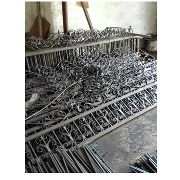 Hench 100% ручной Кованый нестандартный дизайн кованый железные ворота