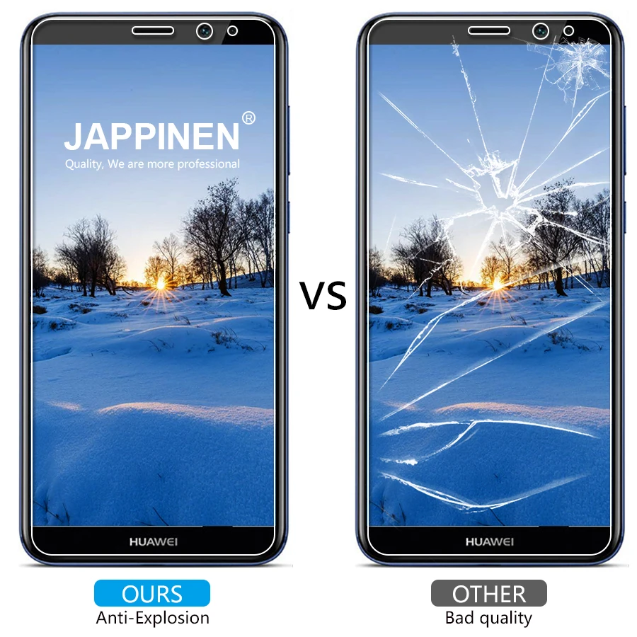 Jappinen 2Pcs/lot Tempered Glass for Huawei Mate 10 Lite Screen Protector 9H 2.5D Explosion Proof Protective Film | Мобильные