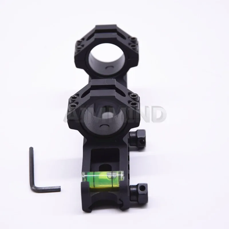 Lightweight Weaver Tactical Scope Mounts 25.4/30mm Compact One Piece Aluminum Picatinny Rings With Bubble Level | Спорт и