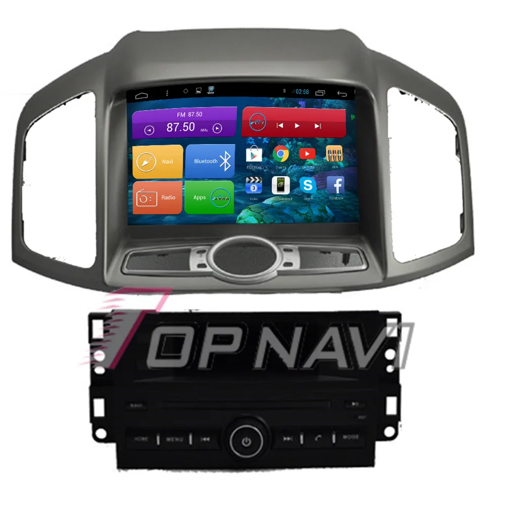 Автомобильный GPS навигатор Topnavi 8 &quot четырехъядерный Android 6 0 для Chevrolet Captiva 2011 2012 2013