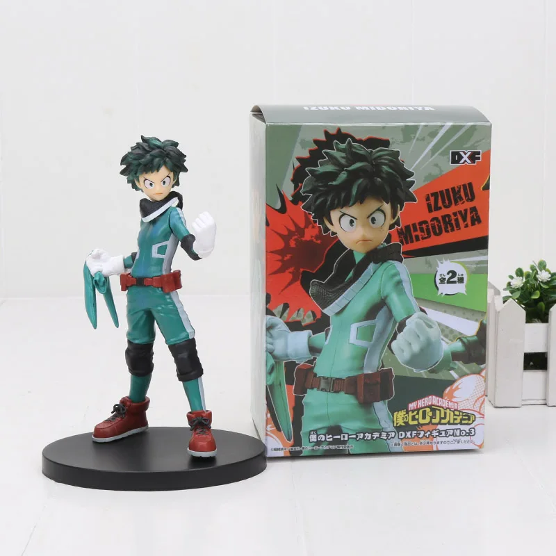 My Hero Academy DXF фигурка мидория изюку бакугу кацуки боку без героя Academy Коллекция Модель Фигурки Игрушка подарок 15 см - Цвет: Izuku mask in box