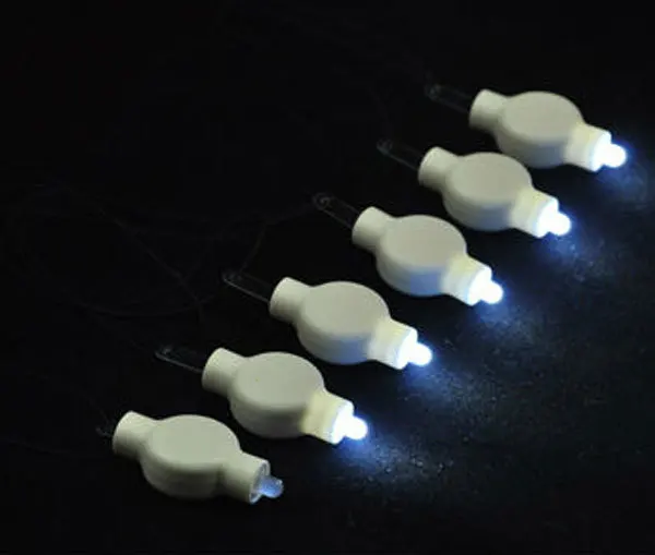 Beste Gratis Verzending 600Pcs Battery Operated Mix Kleuren Led Mini Papieren Lantaarn Licht Als Kerst Halloween Verlichting