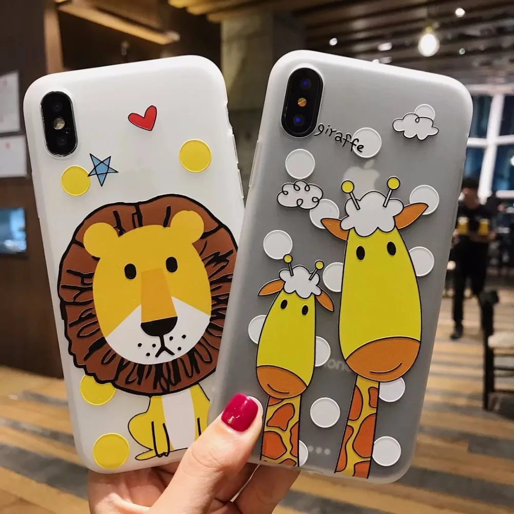Чехол BUNA для iphone 7 карамельный цвет Розовая кошка корона пантера мягкий