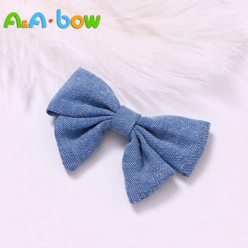 Horquillas con lazo para ni&ntilde;a, horquillas hechas a mano de 9 colores, 1 unidad/colores, accesorios para el cabello para beb&eacute;, horquillas con lazo-5