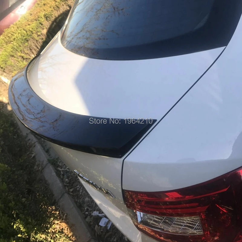 Для Volkswagen Skoda Octavia- ABS стекловолокно Неокрашенный задний спойлер задний Багажник крыло багажника Крышка для губ автомобильный стиль