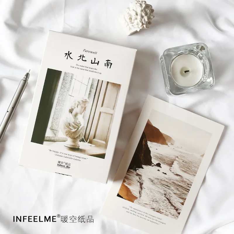 30 шт./компл. креативная бумажная открытка/поздравительная открытка/открытка для