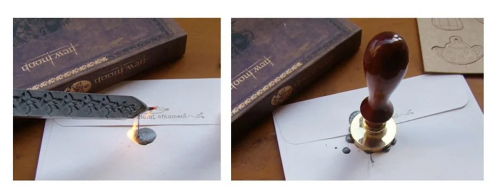 New 3pcs Red Wax Sticks with Wicks for Decorative Wedding Invitations Seal Sealing Stamp Gift Cards | Дом и сад