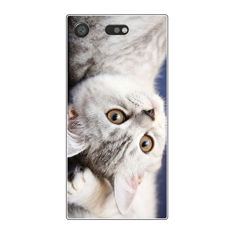 Чехол для Sony Xperia XZ1 G8341 G8342 5," красочная печать телефон задняя крышка Жесткий матовый чехол милый Turbo Замороженные Coque - Цвет: A142