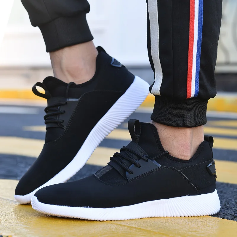 Men's Breathable Soft Black Casual Shoes Male Adult Chaussure Homme Tenis Masculino Adulto Zapatos Calzado Hombre 5 | Обувь