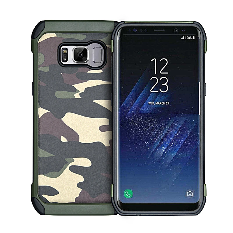 

Army Camouflage Shockproof Cover For Samsung Galaxy S22 S21 S20 Ultra S10 S9 S8 Plus Note 20 Ultra 10 9 8 Soft TPU Armor Cases