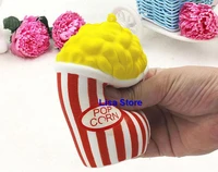 free dhl 100pcs 7 512cm jumbo popcorn squishy stress reliever soft squishies phone straps bag pendant slow rising squeeze toy