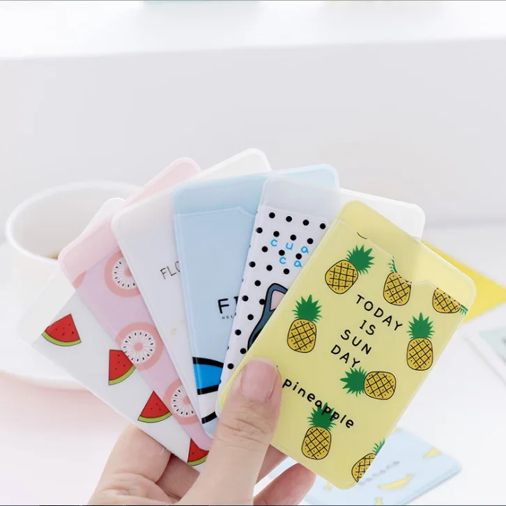 Милый чехол для карт ключей держатели банковских и кредитных автобусов бейдж