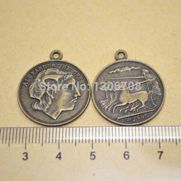 40 шт./лот Подвеска из античного металлического бронзового сплава подвеска в