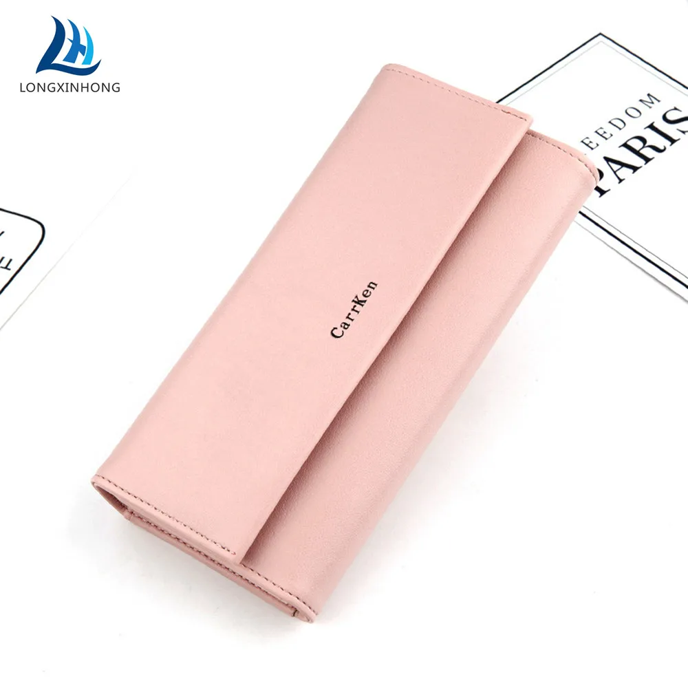 Большая сумка для денег роскошный длинный кожаный женский кошелек карт монет |