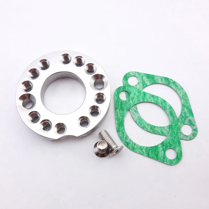 XLSION Silver Carb регулятор карбюратора входной коллектор Спиннер пластина адаптер для