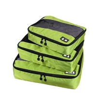 3 pcsset clothing packing cubes travel bag for shirts pants garment bags luggage organizers necessaire