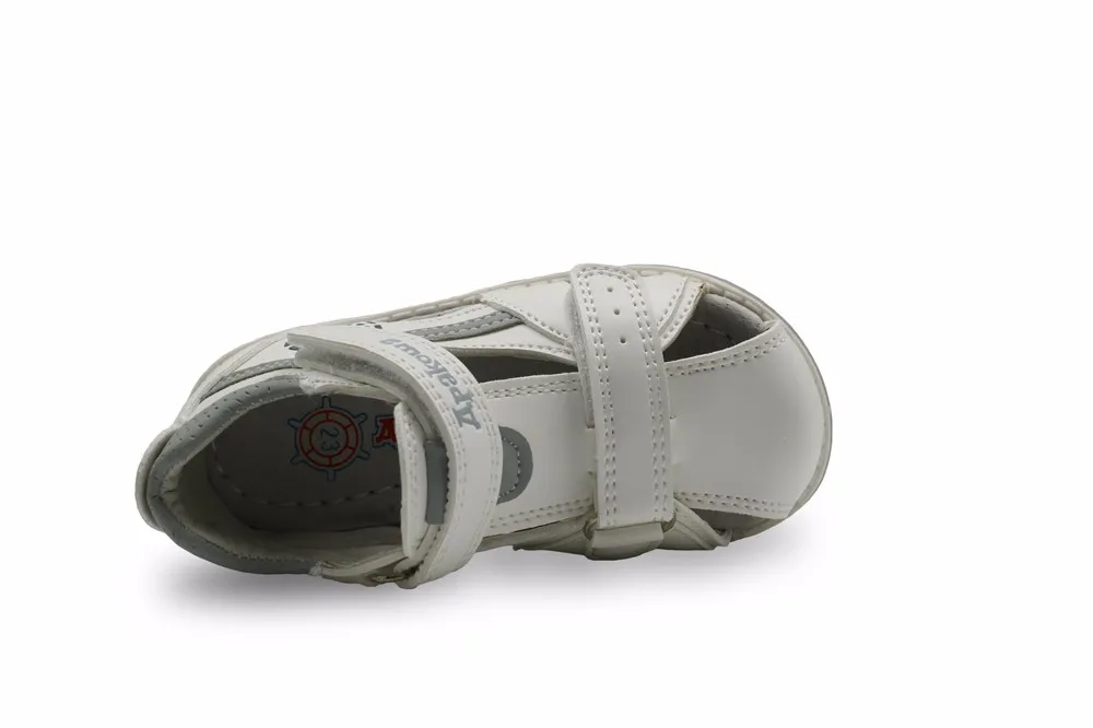 Дракоша летние дети обувь бренда закрыты носок малыша мальчиков сандалии ортопедические спорта pu кожаные мальчиков сандалии обувь