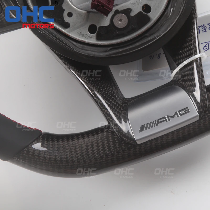 Рулевое колесо из углеродного волокна для Mercedes Benz W205 W217 W463 C63 S63 CLS63 E63 | Автомобили