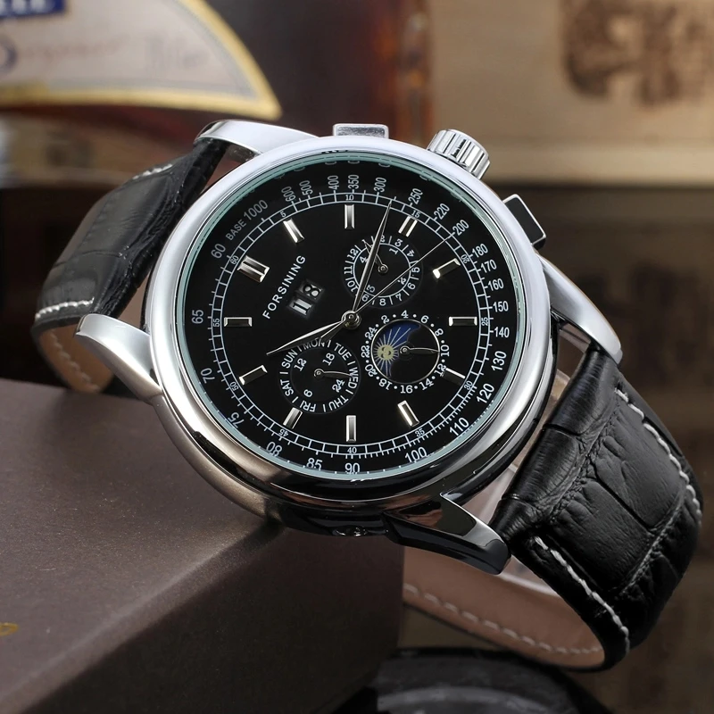 Часы наручные FORSINING мужские автоматические брендовые роскошные механические