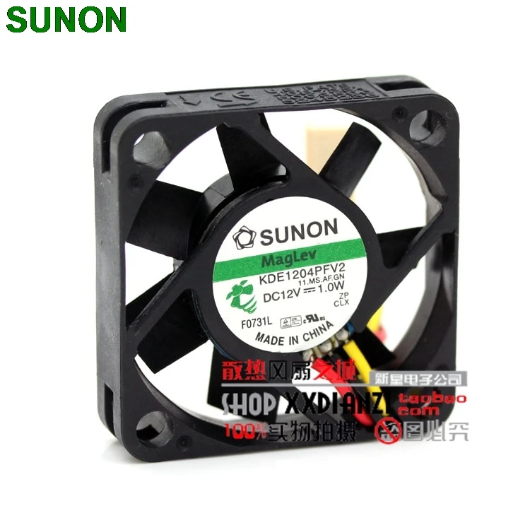 Оригинальный ультра тихий вентилятор с радиатором для Sunon KDE1204PFV2 1 0 Вт 4010 4 см|ultra