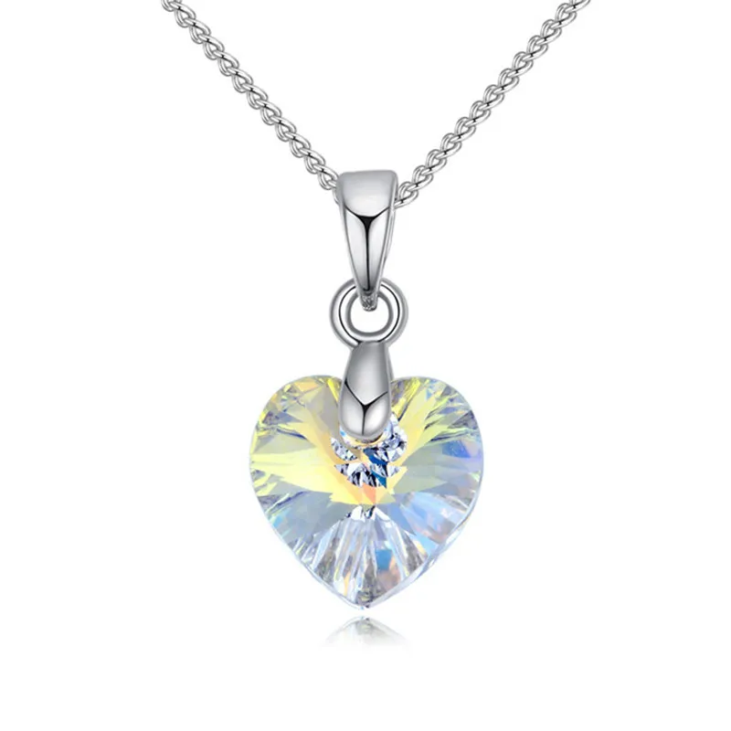Женская подвеска с кристаллом Swarovski Ms Betti ожерелье кулоном в виде сердца для