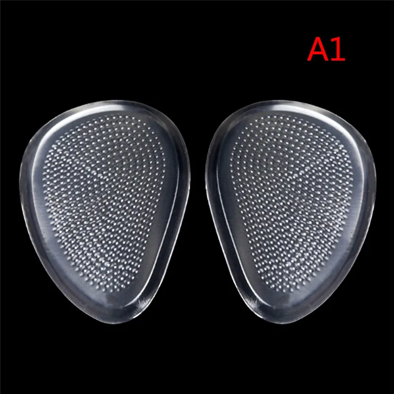 1Pair New Silicone Gel High Heels Forefoot Pads Flat Feet Orthotic Arch Support Non-Slip Pain Relief Shoes Insoles | Красота и