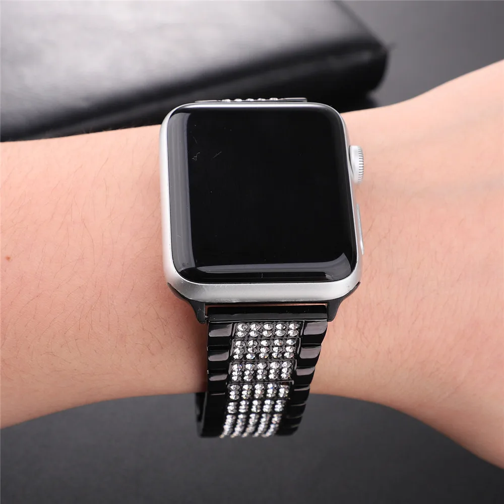 Серия 4 44/42/40/38 мм, ремешок для наручных часов Apple Watch 4 ремень Нержавеющая сталь браслет для наручных часов iWatch, Для мужчин/Для женщин заменить Для мужчин t ремешок для часов